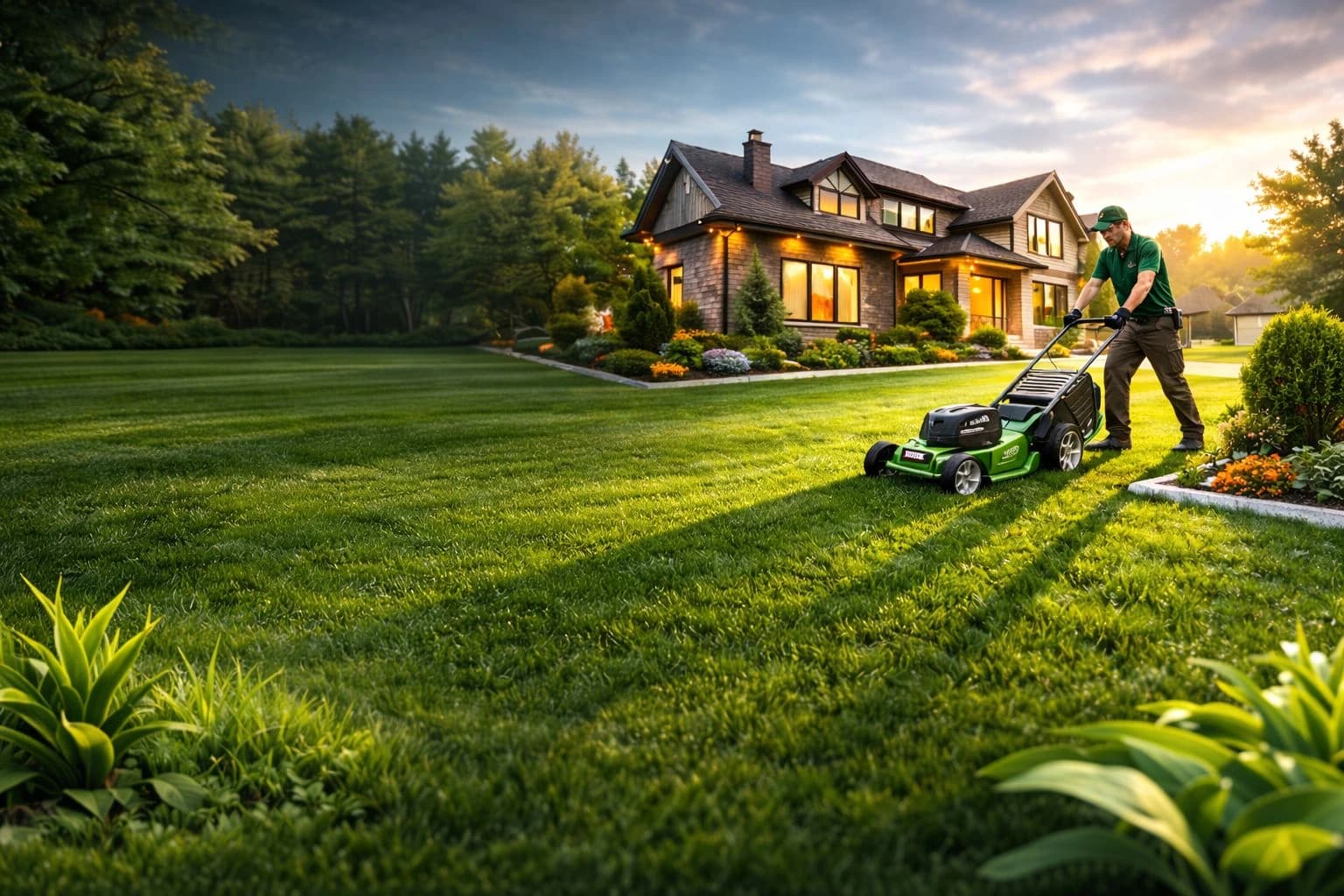 Tonte de pelouse professionnelle à Montréal